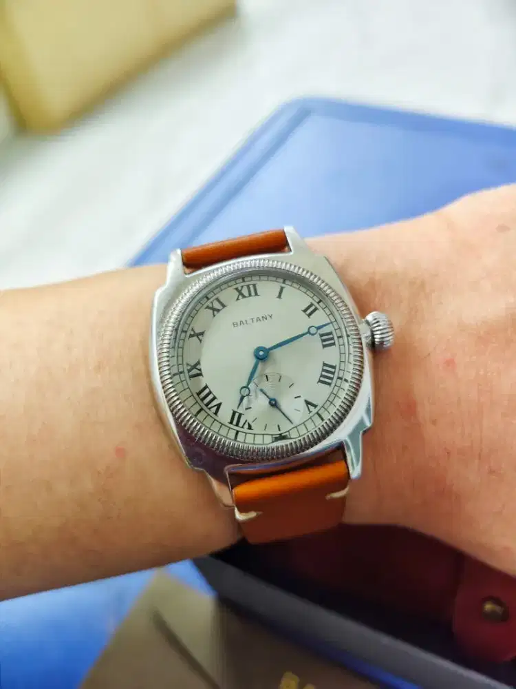 Jam Baltany Small Second Retro Vintage Dress Watch Fullset Like New
