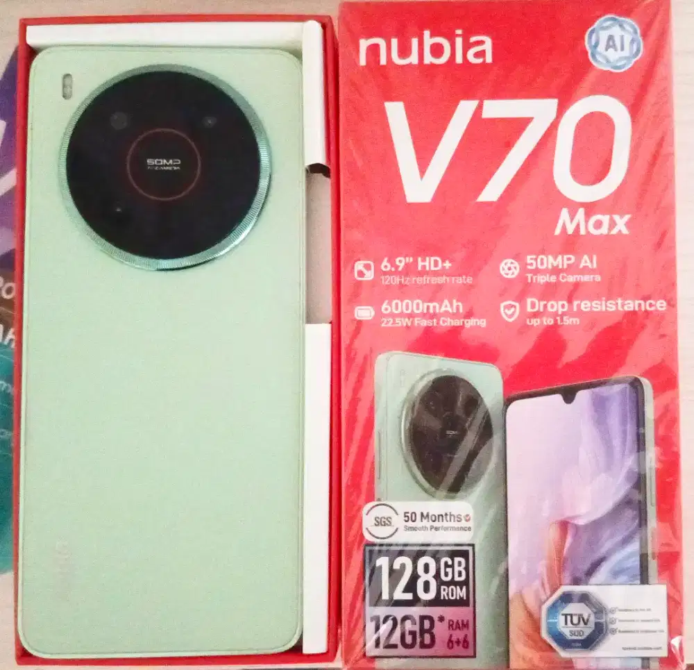 Nubia V70 Max ram 6/128gb