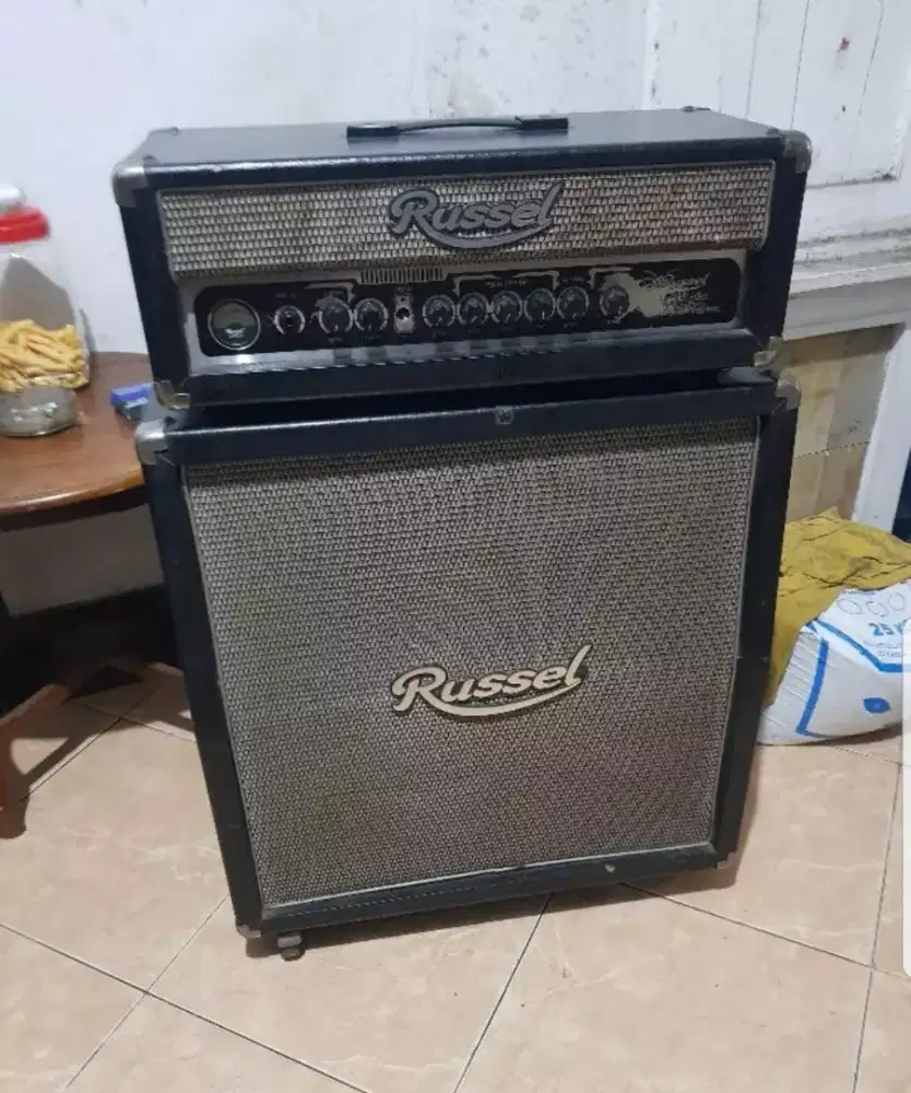 Ampli gitar Russel rokr head cabinet