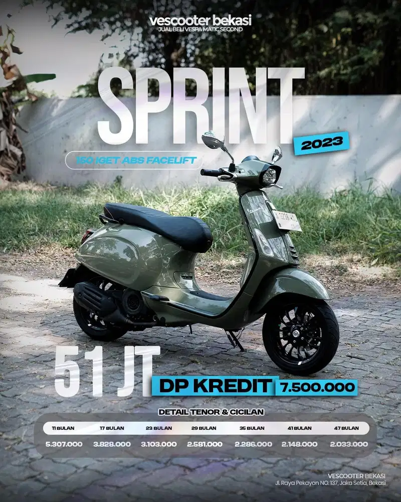 PIAGGIO VESPA MATIC SPRINT S 2023