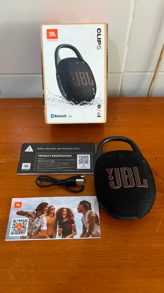 JBL Clip 5 Fullset New Original Segel