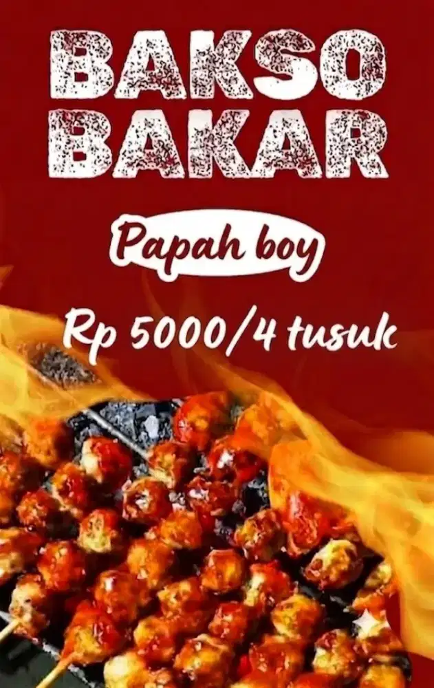 Dicari laki2 buat jualan bakso bakar