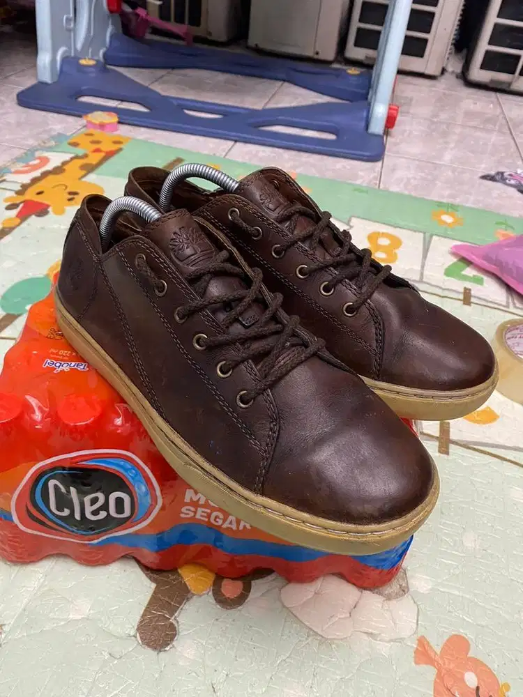 Sepatu timberland casual full kulit madein cambodia