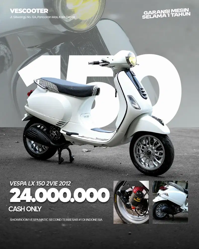 PIAGGIO VESPA LX 150 INJECTION 2012