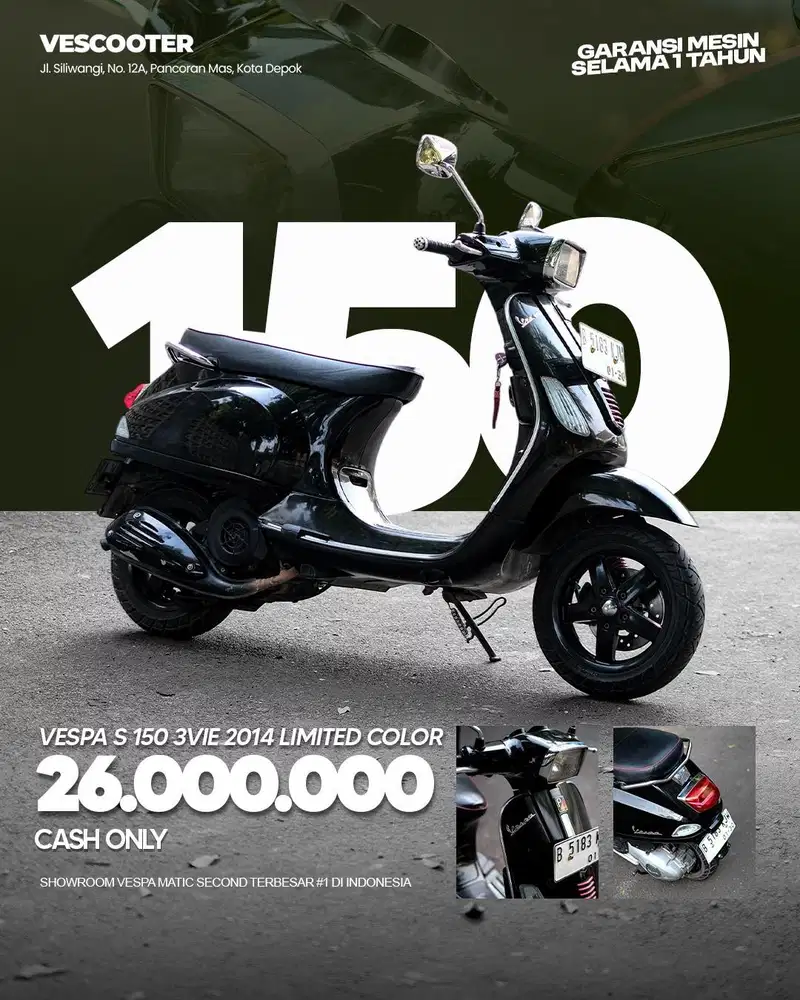 PIAGGIO VESPA MATIC VESPA S 150 INJECTION 3Vie