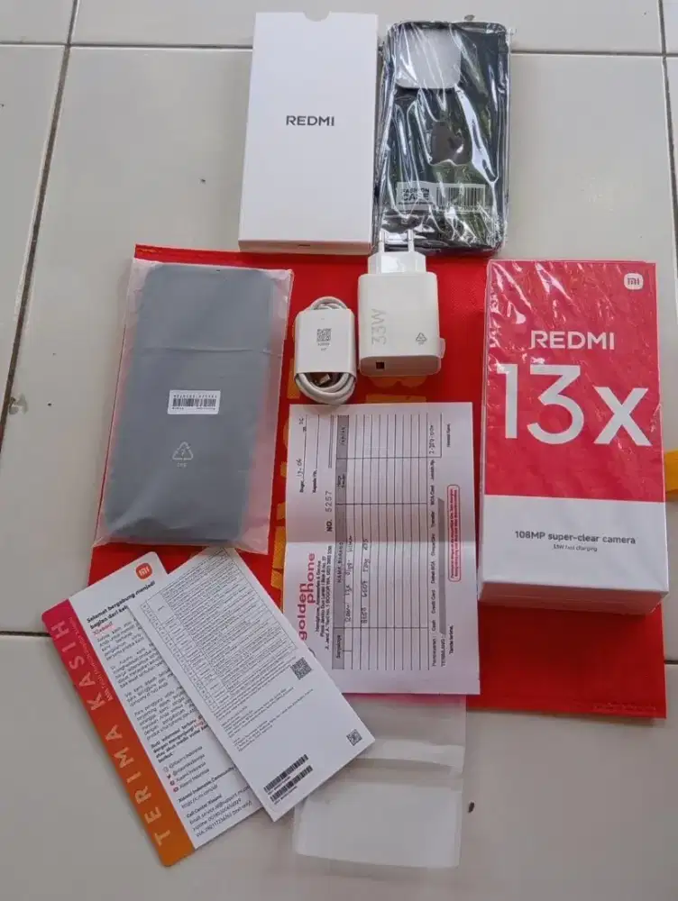 HANDPHONE REDMI 13X RAM 8+4/128GB FULLSET