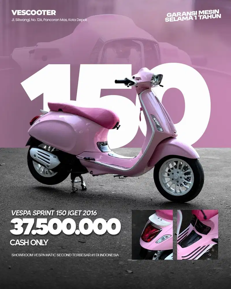 PIAGGIO VESPA MATIC SPRINT 150 IGET 2016