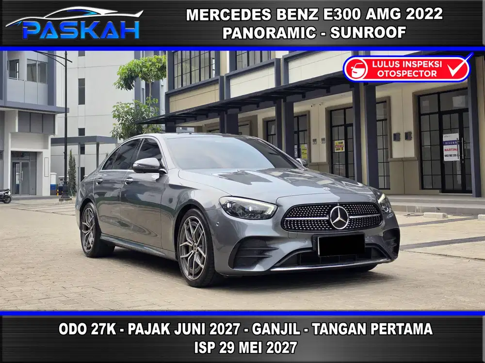 BUNGA=4% PAJAK JUNI 2027 Genap Mercedes BENZ E300 AMG 2022 e 300 2022