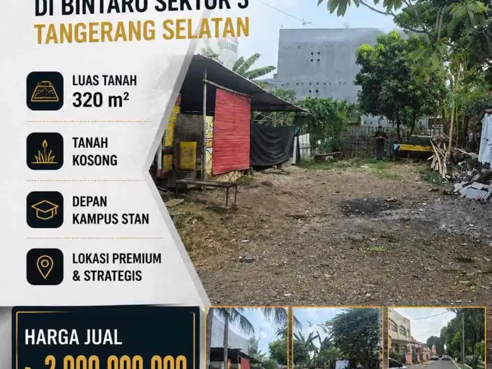 DIJUAL TANAH MURAH ( BINTARO SEKTOR 3 TANGSEL )
