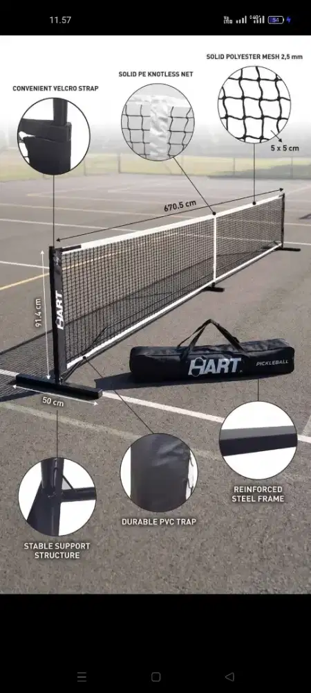 HART PICKLEBALL (Net PadeL)