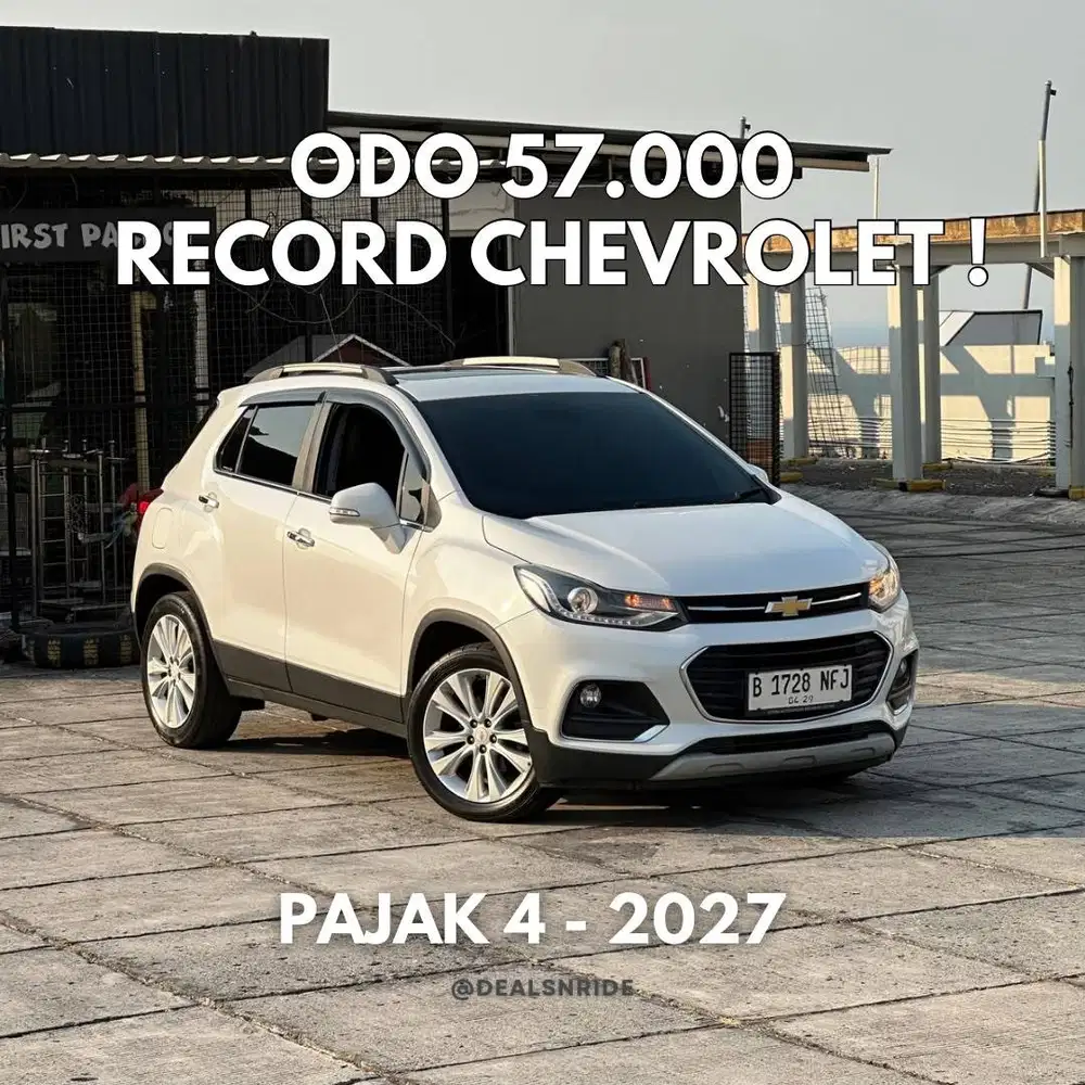 ODO 57.000 ANTIKK !! PAJAK 4/2027 CHEVROLET TRAX PREMIER 2018 MURAH