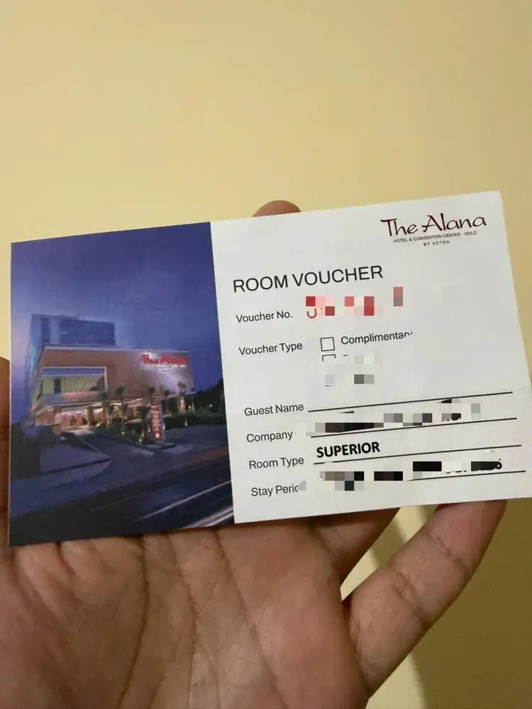 Voucher hotel Alana Solo