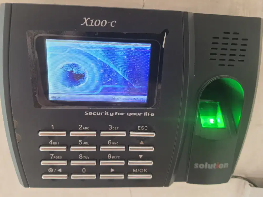 Dijual Mesin Absen Merk Solution X-100C Bekas