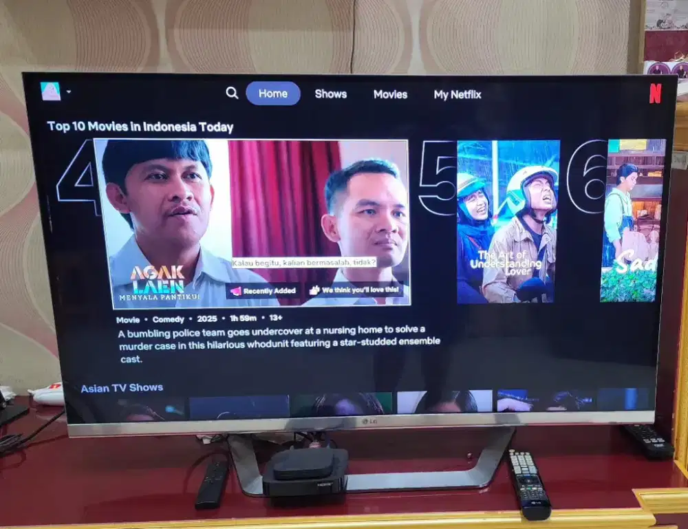 TV LG 47 inch 47LM6700 komplit 2 Remote