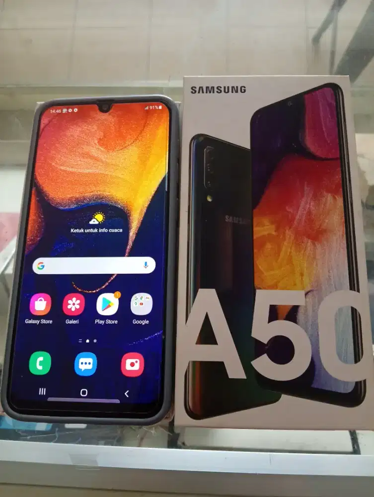 Murah hp Samsung A50 ram 6/128 LKP mulus normal