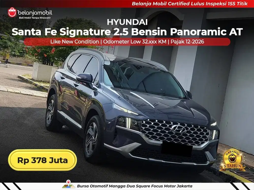 [ LOW KM ] Hyundai Santafe Santa Fe Signature 2.5 Bensin 2022 2023