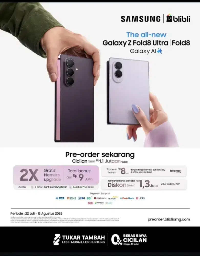 PRE ORDER GALAXY FOLDABLE 8