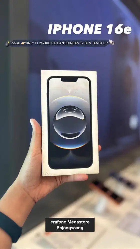 IPHONE 16E ( PROMO CICILAN DAN TUKER TAMBAH )