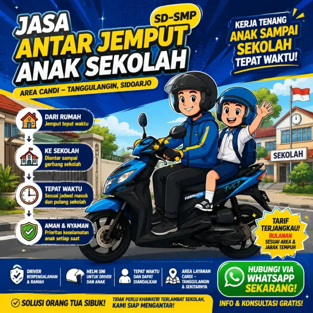 Jasa Antar Jemput Anak Seklolah