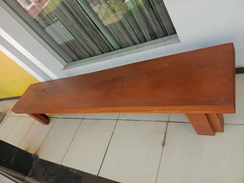 Kursi / Meja Kayu Jati Panjang