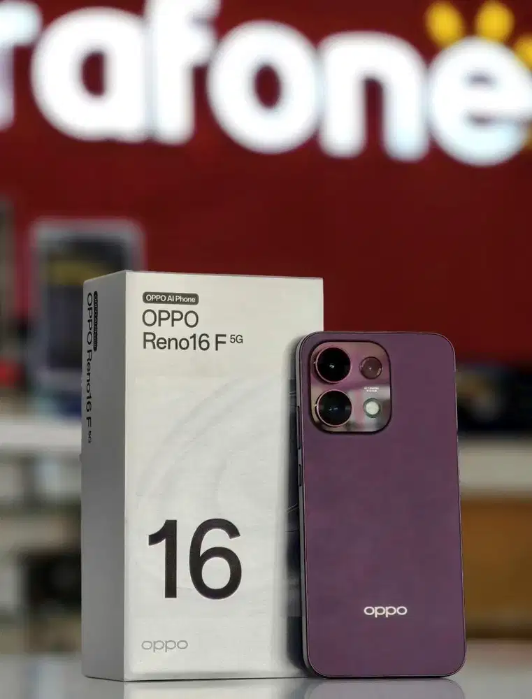 OPPO RENO 16F ( PROMO CICILAN DAN FREE KARTU KUOTA 12bulan )