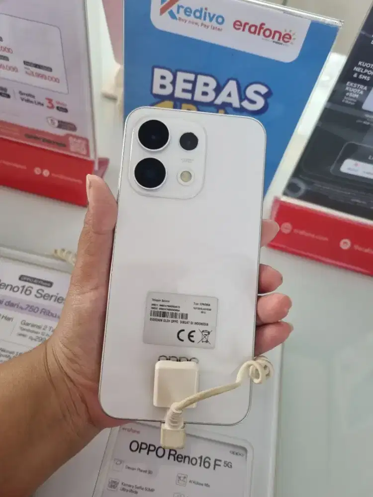 Ready Oppo Reno 16F Garansi resmi bisa cicilan KTP aja