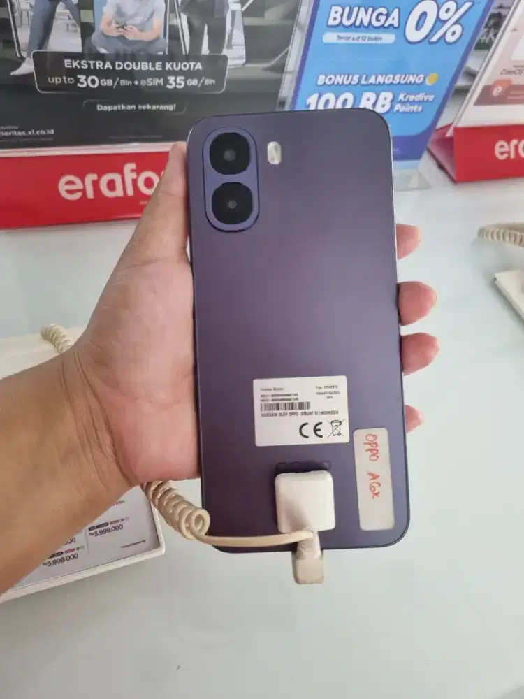 Oppo A6x 8/128GB bisa cicilan KTP aja proses cepat mudah