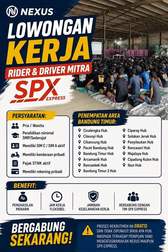 Rider dan Driver spx bandung timur