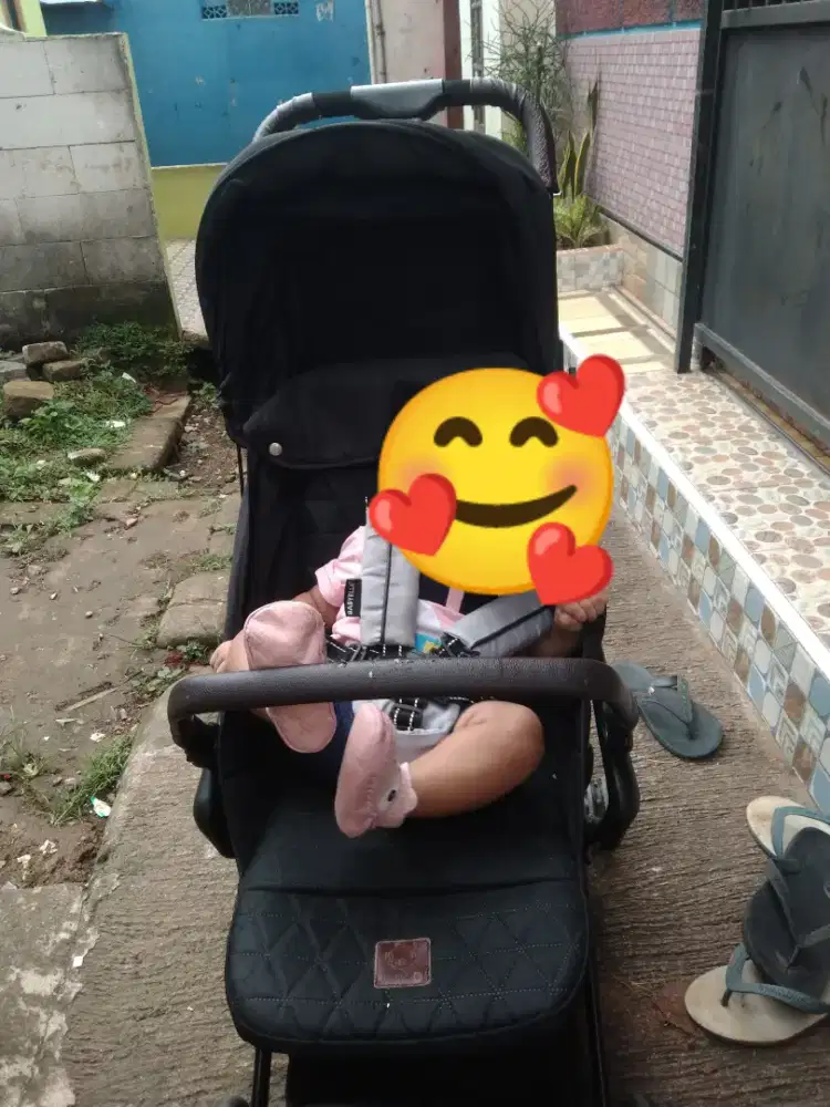 Stoller merek baby el stoller lipat 3 posisi ,