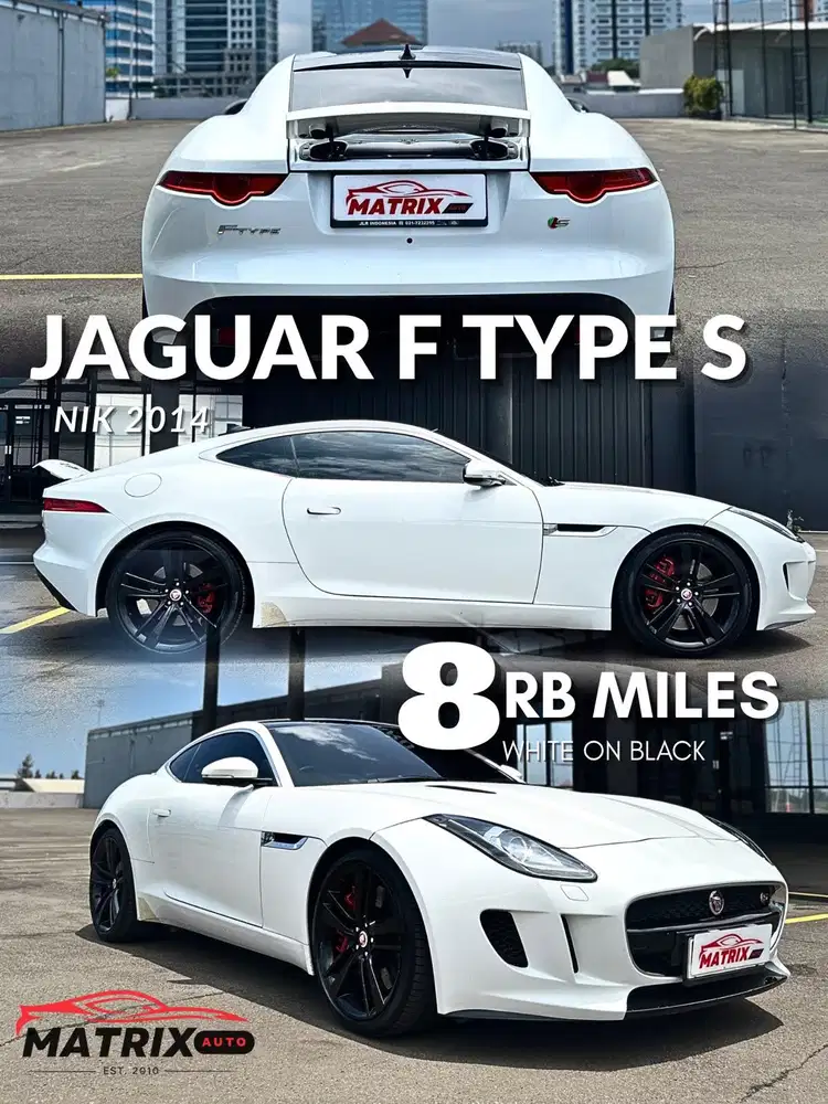 Jaguar F type S Coupe 3.0 performance 2015 Nik14 whait siap pakai
