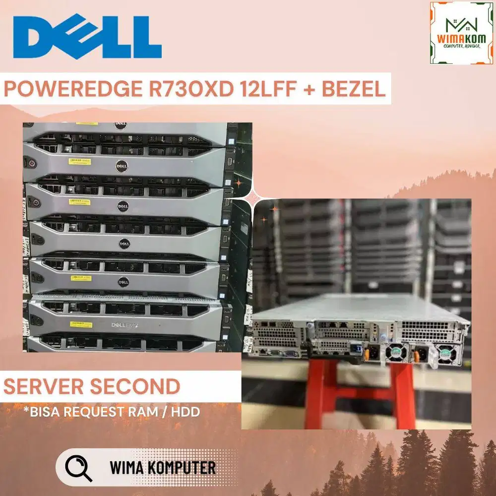 SERVER DELL R730XD 12 LFF 2x XEON E5-2697v3 56 CORE RAM 64GB SAS 6TB