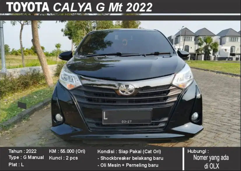 Toyota Calya 2022 Bensin