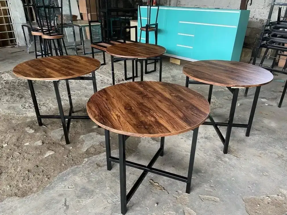 Meja bundar kantor/meja tamu/meja rapat/meja multiplex