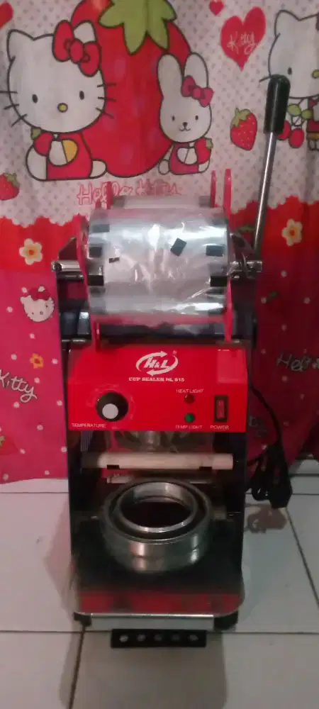 Alat Press Drink Cup Sealer
 H&L HL 615 
Normal & Siap Test