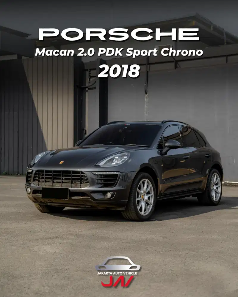 Porsche Macan 2.0 PDK Sport Chrono 2018 / LOW ODO / LIKE NEW