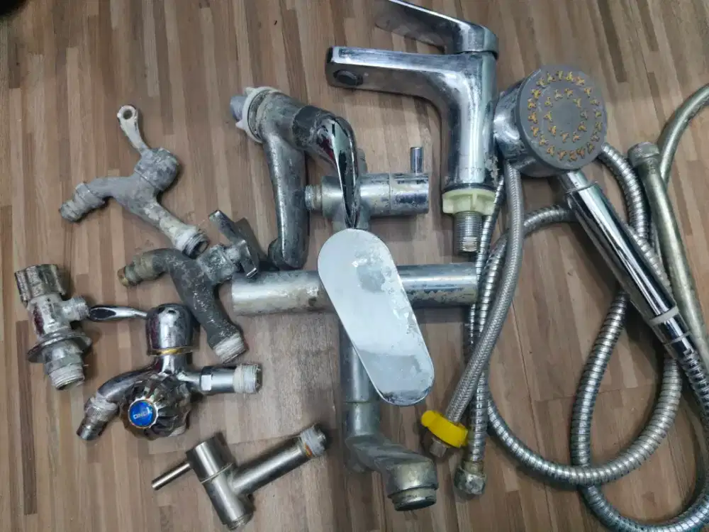 Dijual keran air, Shower, keran air panas, flexibel, stop keran normal