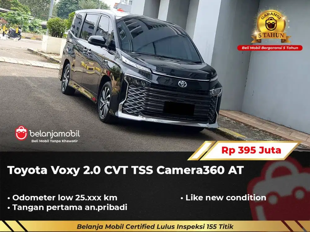 [ GARANSI 5TH ] Toyota Voxy 2.0 CVT TSS Camera360 AT 2023/2024