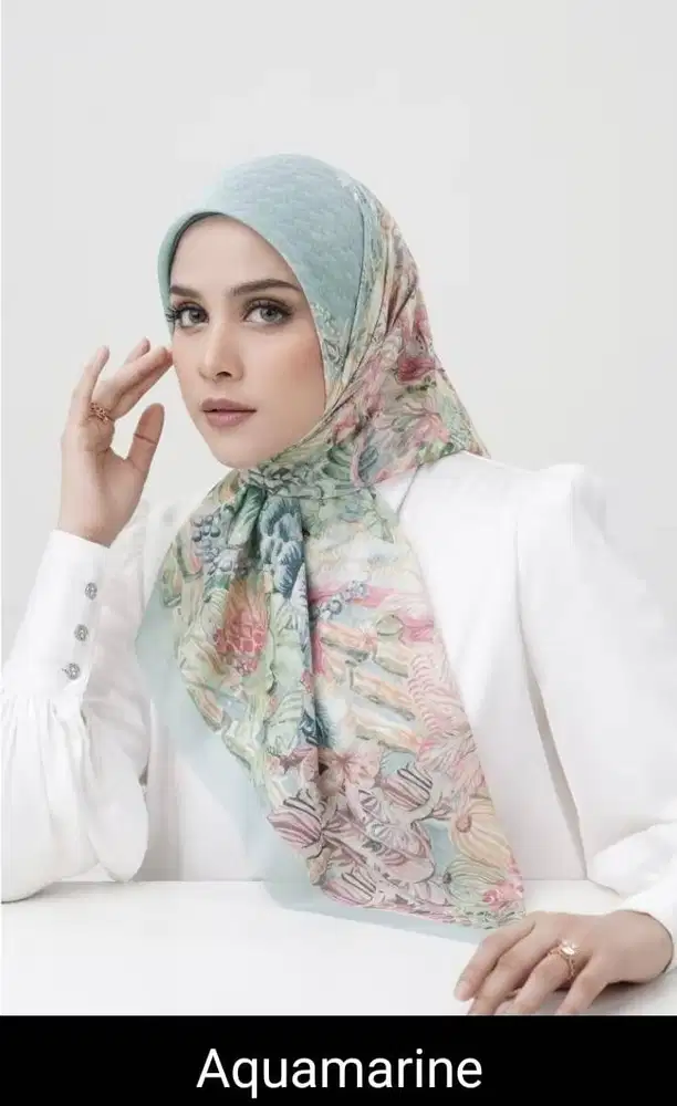 Forestis Voile Square Buttonscarves Preloved