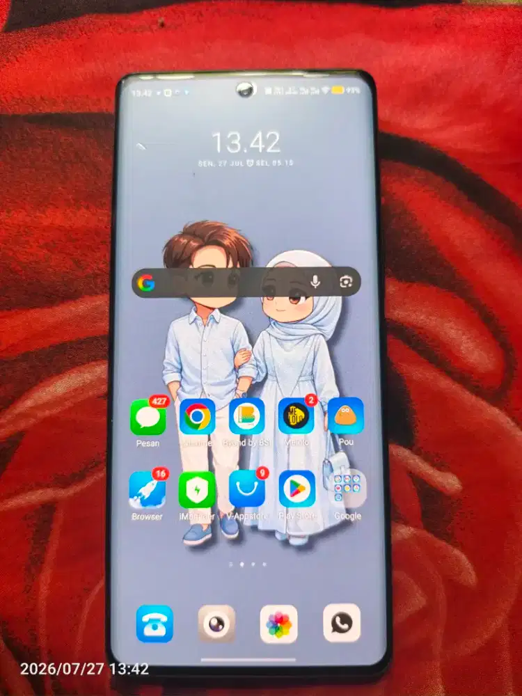 Vivo V40 5G ram 12/12
