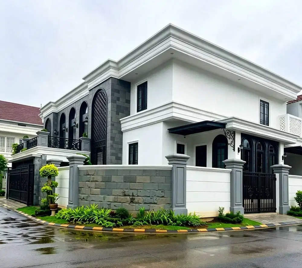 Rumah Mewah Modern Classic Luas Bangunan 1200