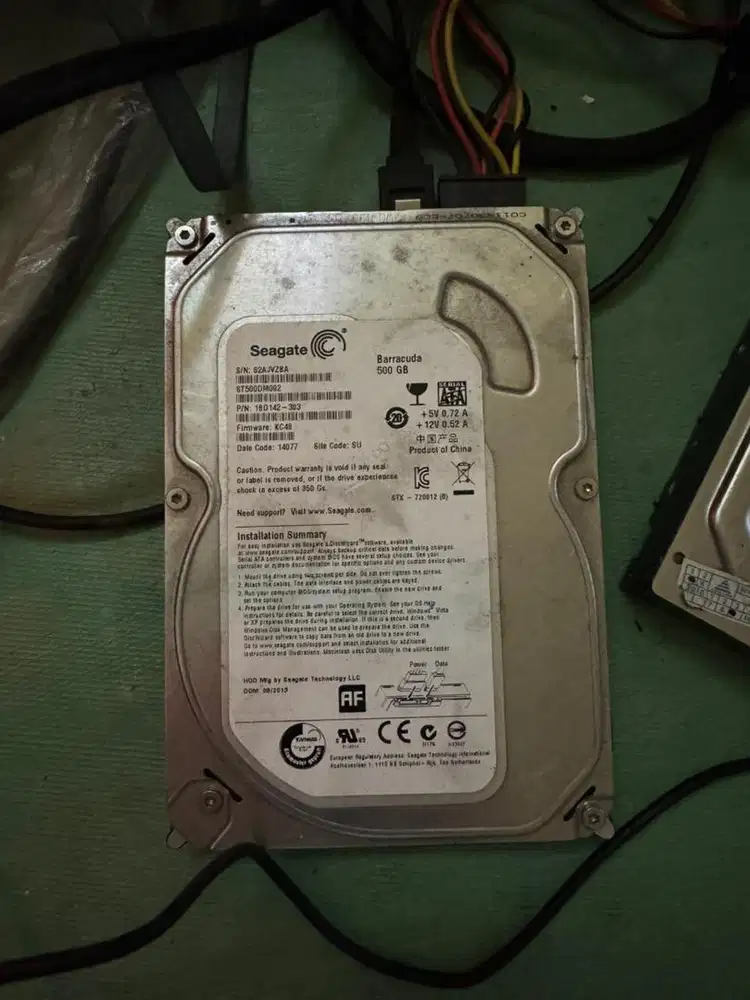 hardis pc seaget 500gb.