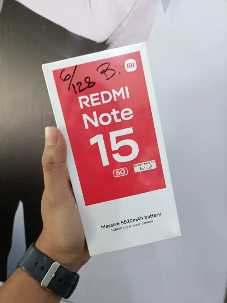 Redmi note 15 5g ram 6/128 new murah
