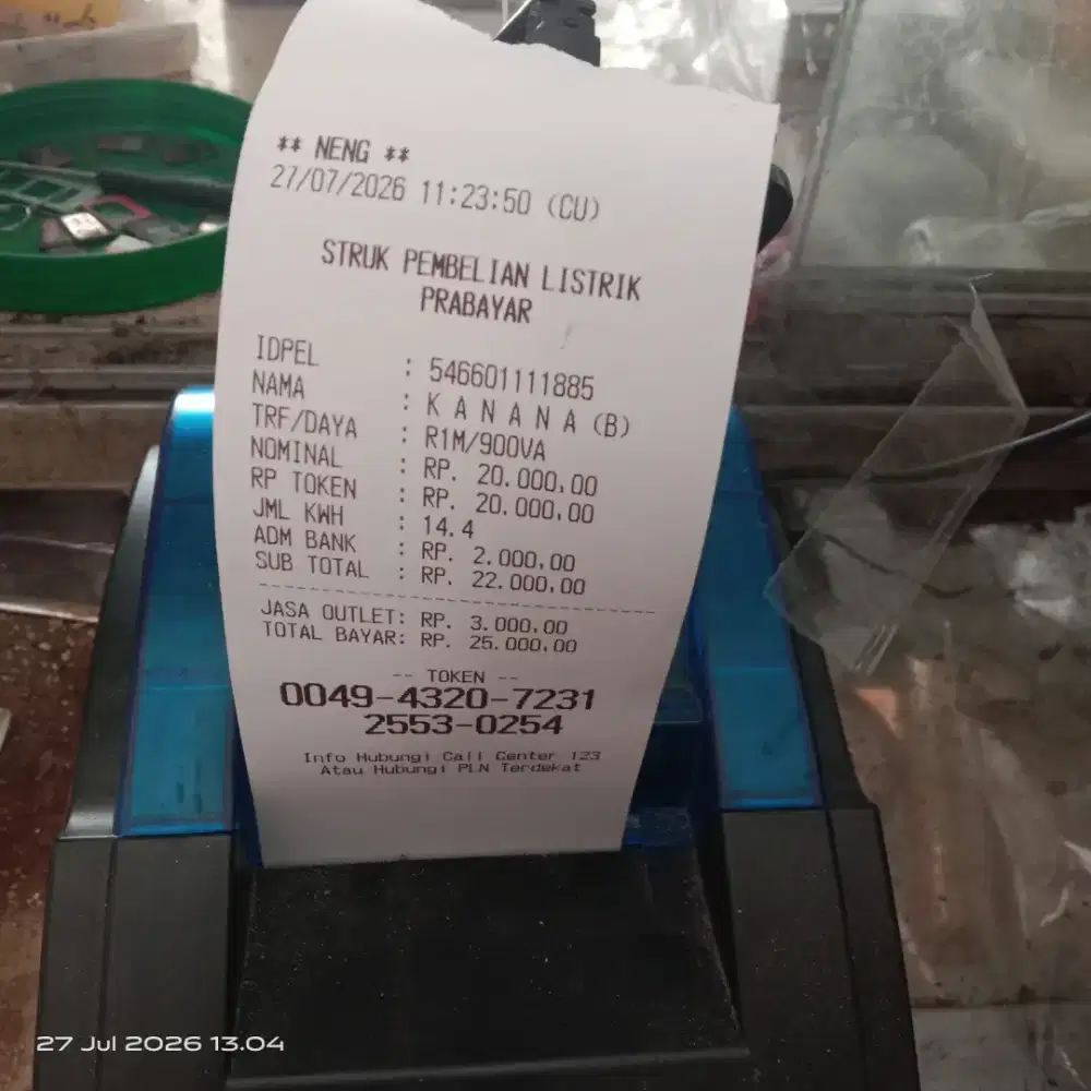 Printer bluetooth blutut bekas konter