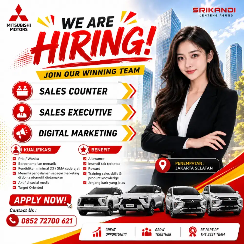 SALES COUNTER & SALES EXECUTIVE MITSUBISHI