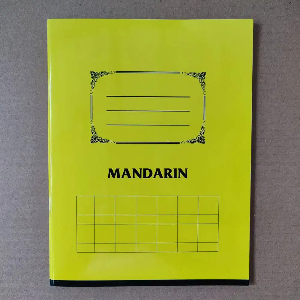 Buku Tulis Khusus Menulis Huruf Mandarin Soft Cover