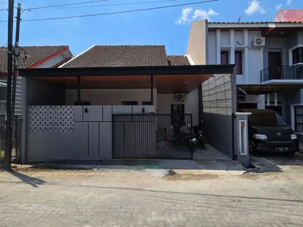 Rumah Modern Minimalis Full Furnished di Perumahan Solo Baru