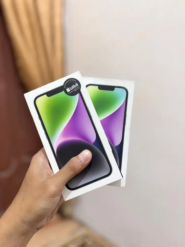 Iphone 14 128gb midnight baru segel
