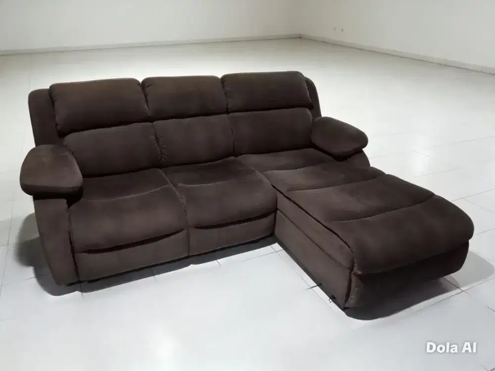 Sofa L ukuran besar