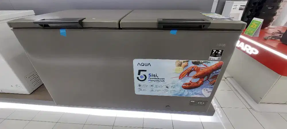 Freezer Box Aqua 502L Kredit DP 0 Langsung ACC