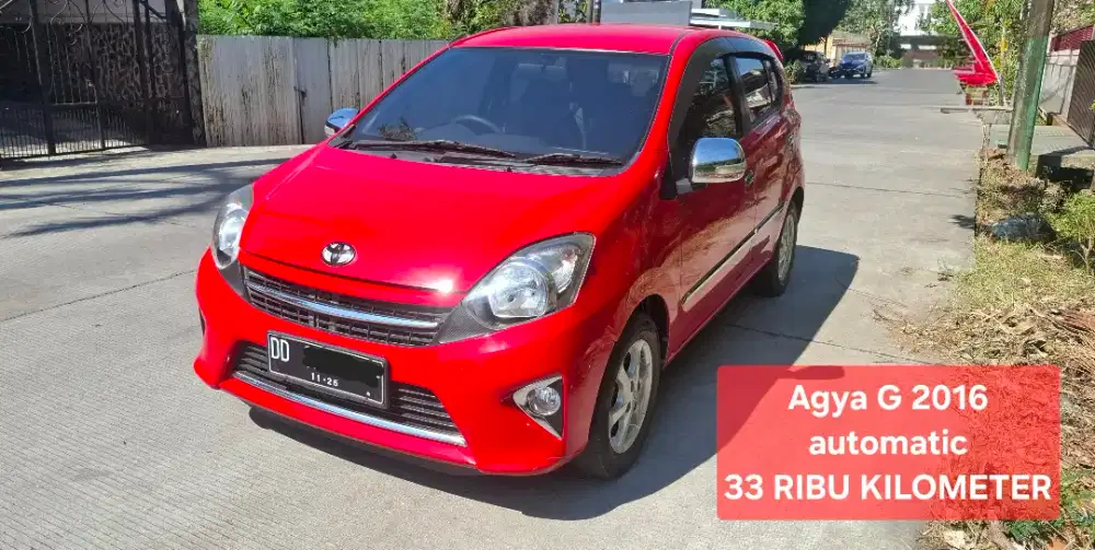 Agya G 2016 Automatic, 33 RIBU KILOMETER